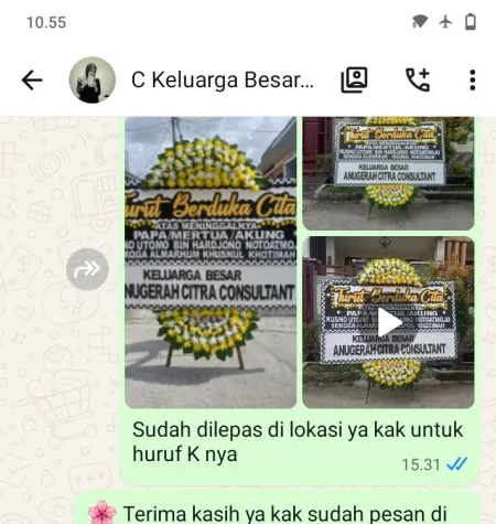 Pengiriman Papan Bunga Duka Orange Groves Pik 2