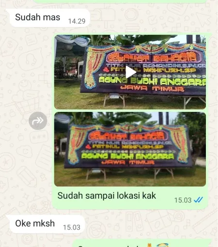 Pengiriman Papan Bunga Orange Groves Pik 2