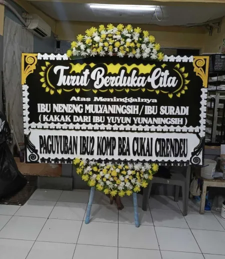 Papan Bunga Duka Orange Groves Pik 2